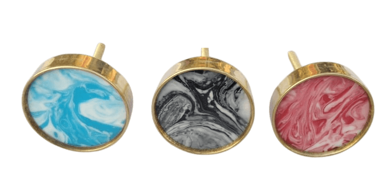 IRON & RESIN KNOB (POLISH)